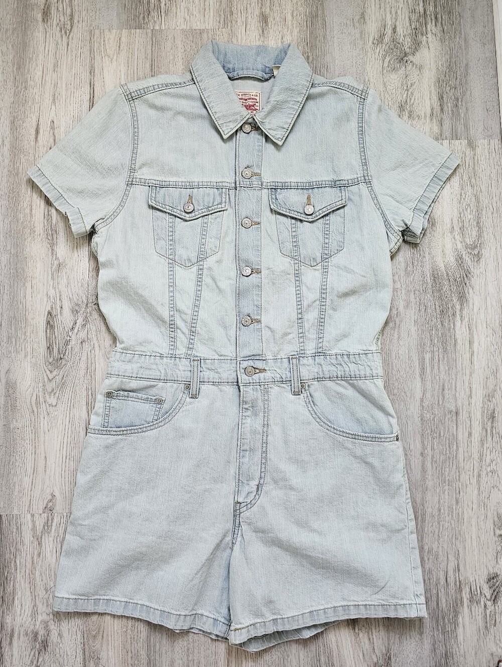 New Levis Light Weight Cotton Denim Romper